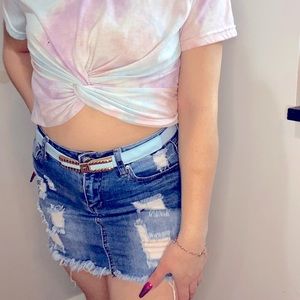 Wax Jean Los Angeles mini skirt